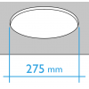 Downlight empotrar redondo 24 W blanco neutro GL Iluminación